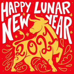 Festive Happy Lunar New Year 2021 GIF