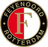 Feyenoord Rotterdam Logo Red And White Circle Sticker