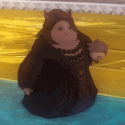 FFXIV Dulia Chai Snuggle Animation GIF