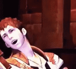 FFXIV Laughing To Serious Face GIF