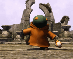 FFXIV Tonberry Jumping Around GIF
