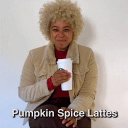 Fia Oruene Showing Psl Candles Tiny Pumpkins GIF