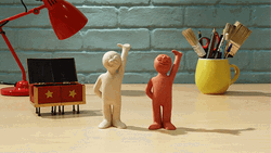 Fictional Character Morph Bow Team Work GIF