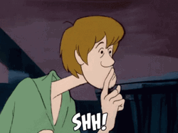 Fictional Character Shaggy Rogers Shh Shakes Head GIF