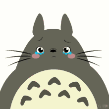 Fictional Character Totoro Crying GIF