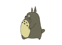 Fictional Character Totoro Walking GIF
