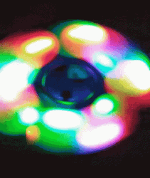 Fidget Toy Spinner Neon Lights