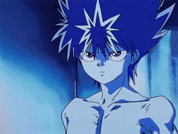 Fierce Hiei Lightning Energy GIF