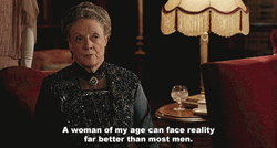 Fierce Maggie Smith Making Statements GIF