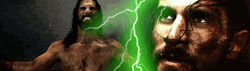 Fierce Man In Green Lightning