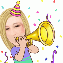 Fiesta Blonde Girl GIF