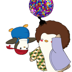 Fiesta Penguin Break Dance GIF