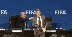 FIFA Conference Throwing Money GIF