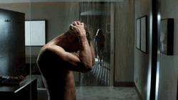 Fifty Shades Of Grey Christian Taking Shower GIF