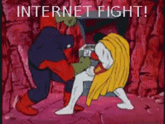 Fight Fight Fight Space Ghost Internet Fight GIF
