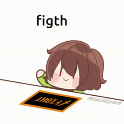 Fight On Pressing Fight Button Animation GIF