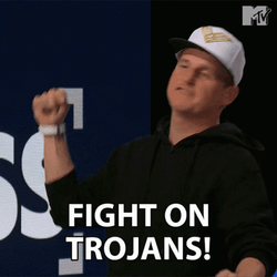 Fight On Trojans Cheer GIF