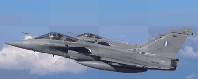 Fighter Jet 409 Flying Next To Another Jet GIF