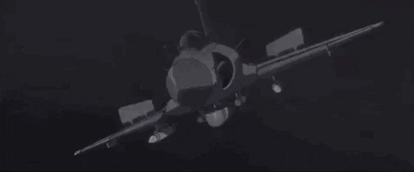 Fighter Jet Flying Crash And Explode GIF