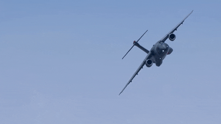 Fighter Jet Flying Upwards GIF