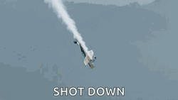 Fighter Jet Shot Down Ground GIF