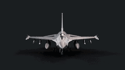 Fighter Jet Spinning Montage Of Model GIF