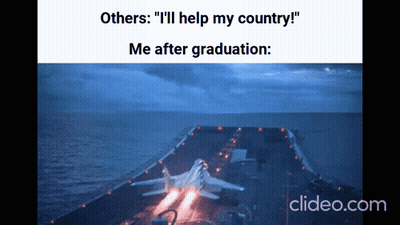 Fighter Jet Taking Off From Aircraft Carrier GIF