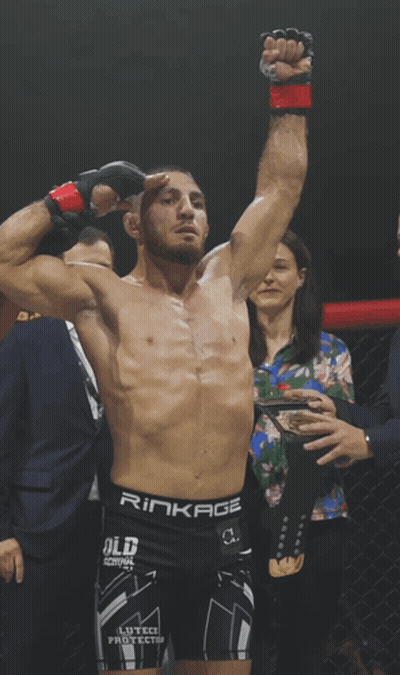 Fighter Wearing Ringag Belt GIF
