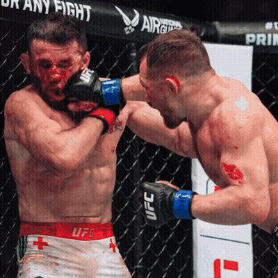 Fighter Wearing UFC Boxing Gloves GIF