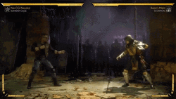 Fighting Fatality Game Attacks GIF