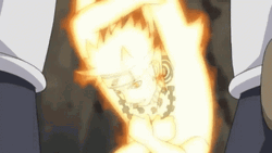 Fighting Naruto In Six Paths Sage Mode GIF