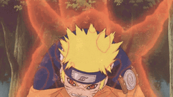 Fighting Naruto Roaring Possessed GIF