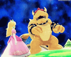 Fighting Princess Peach GIF