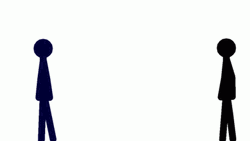 Fighting Stickman Teleport GIF