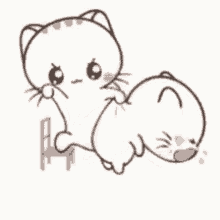 Fighting Wen Small Meow  GIF