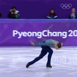 Figure Skater Ice Skating  GIF