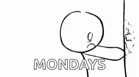 Figure Stick Mad Crazy Monday GIF