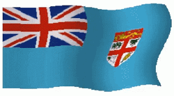 Fiji Flag Waving Vector GIF