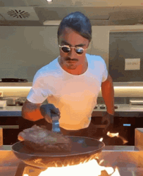 Filet Mignon Cooked By Salt Bae GIF