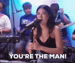 Filipino Singer Gigi De Lana You Da Man  GIF