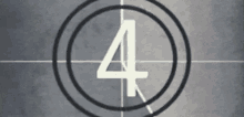 Film Vintage Countdown Clock Vignette GIF