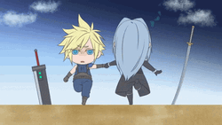 Final Fantasy Cloud Strife Sephiroth