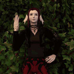 Final Fantasy XIV Au Ra Female GIF