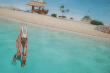 Final Fantasy XIV Water Splash GIF