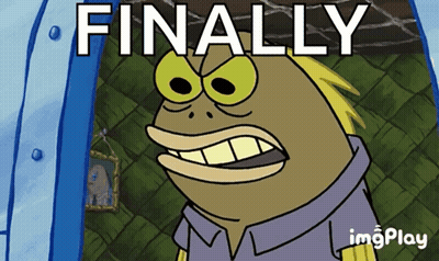 Finally Cartoon Character GIF