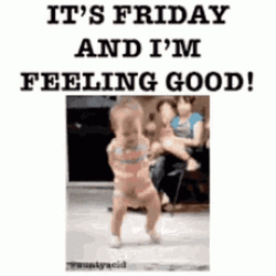 Finally Friday Feeling Good Dance Meme GIF