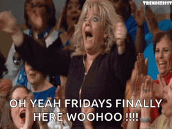 Finally Friday Happy Excited Wow Celebration GIF