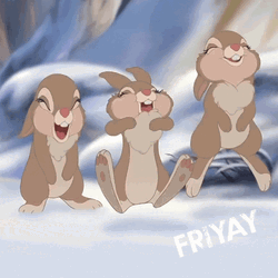 Finally Friday Happy Jumping Thumpers Bambi GIF