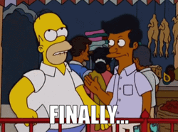 Finally Homer The Simpsons GIF