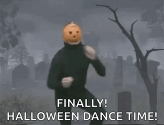 Finally Meme Halloween Dance Time GIF